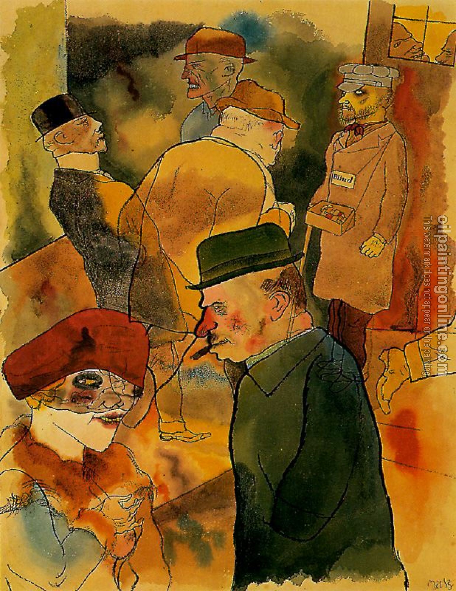 George Grosz - Twilight